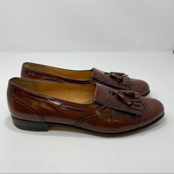 Salvatore Ferragamo Mens Brown Slip On’s W101 - Picture 1 of 7